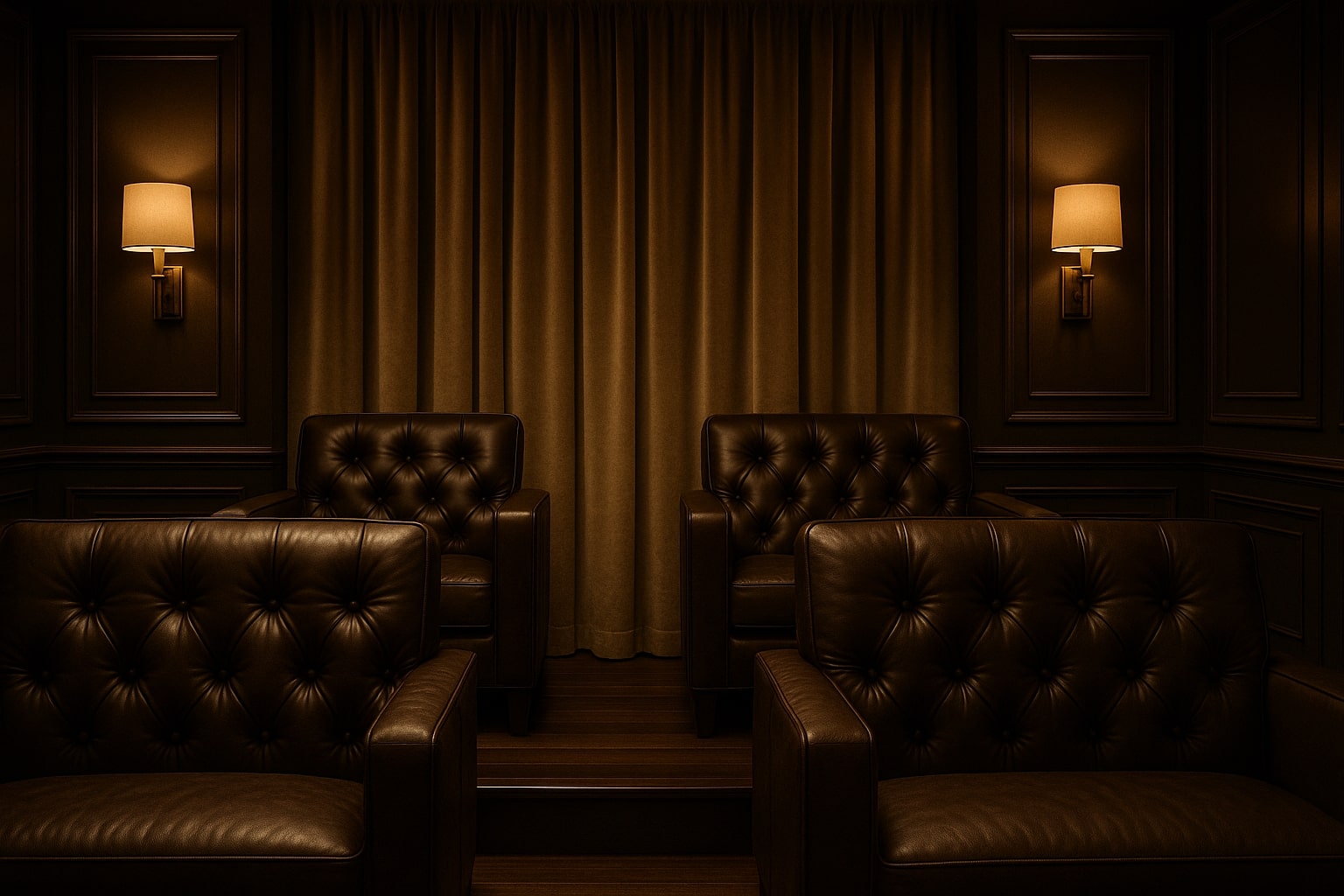 Cinéma premium - Arrière-plan de la page d'accueil G-Flix